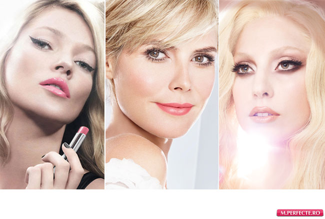 Vrei buze senzuale? Vezi ce rujuri iti recomanda Heidi Klum, Lady Gaga si Kate Moss pentru primavara 2011!