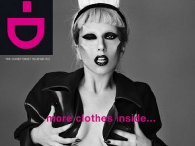 Lady GaGa socheaza pe coperta revistei I-D! FOTO