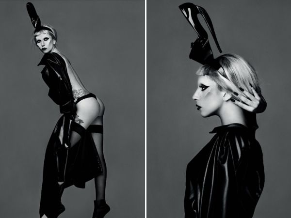 Lady GaGa in fundul la vedere si cu pantofii pe cap intr-un pictorial promo! GALERIE FOTO