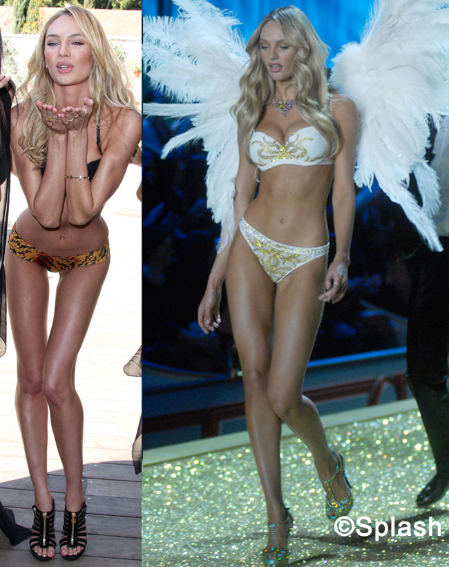 Candice - la un pas de anorexie! Modelul Victoria rsquo;s Secret a ajuns piele si os
