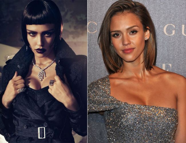 Jessica Alba - schimbare dramatica de look in Vogue Italia