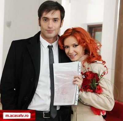 Radu Valcan si Adela Popescu se casatoresc la starea civila in  Iubire si onoare  - GALERIE FOTO