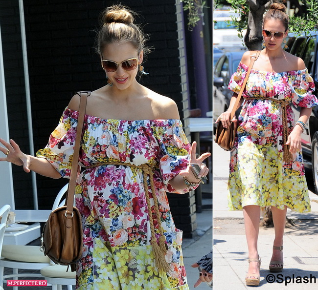Jessica Alba - primele poze cu burtica de gravida