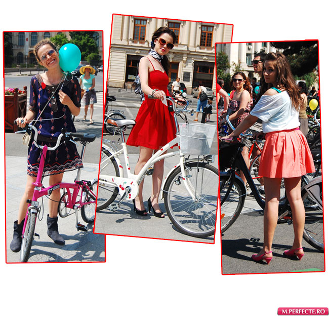 Moda pe doua roti: cum s-au imbracat fashionistele la Skirt Bike