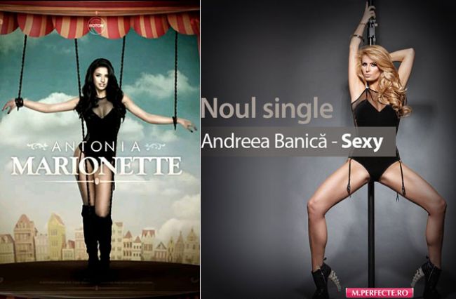 Antonia si Andreea Banica isi promoveaza noile piese in acelasi body