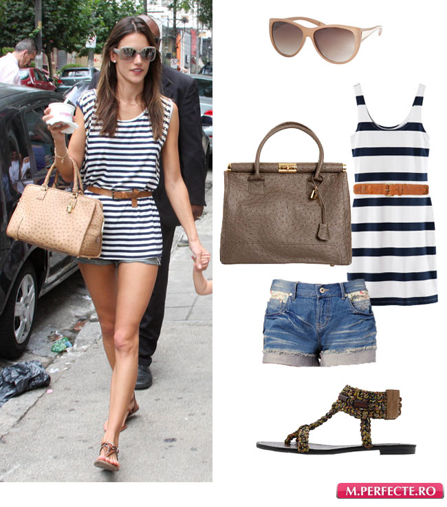 Outfit de vedeta: imbraca-te cu un buget minim ca Alessandra Ambrosio