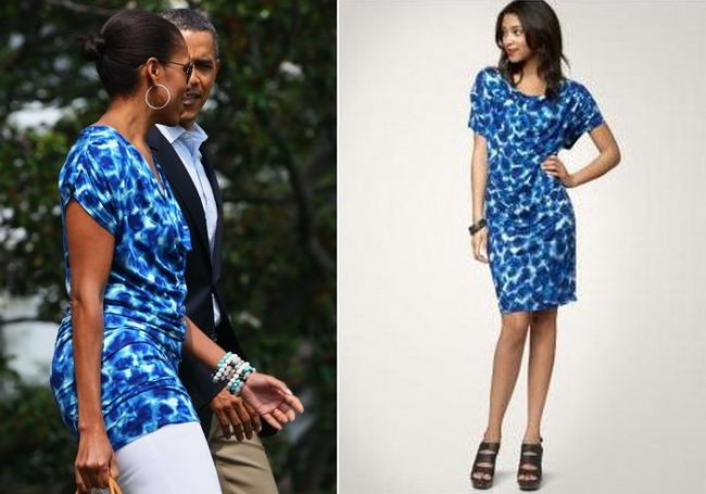 Michelle Obama, fan al brandurilor ieftine - intr-o rochie la reduceri, de 30 de dolari!