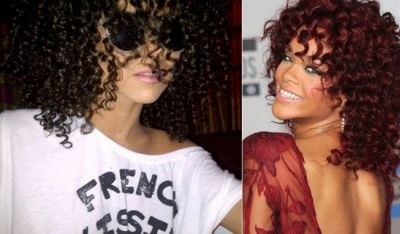 Schimbare de look: Inna - cu parul cret, a la Rihanna! Iti place cum ii sta?
