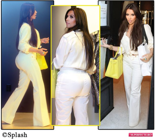 Cum sa porti pantalonii albi daca vrei sa NU arati precum Kim Kardashian