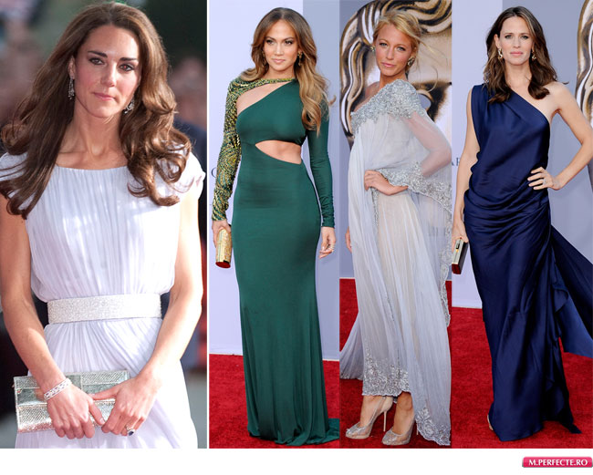 Eleganta princiara vs. Hollywood glam: cum s-au imbracat vedetele la intalnirea Kate Middleton