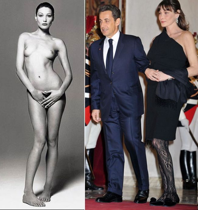 Carla Bruni - de la model topless, la sotie de presedinte! Afla cele mai picante detalii din viata ei!