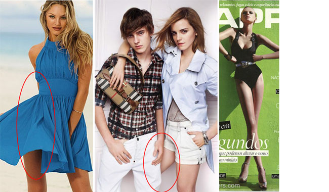 Vedete mutilate de Photoshop - au ramas fara picioare, cu umerii dislocati si cu degetele rupte
