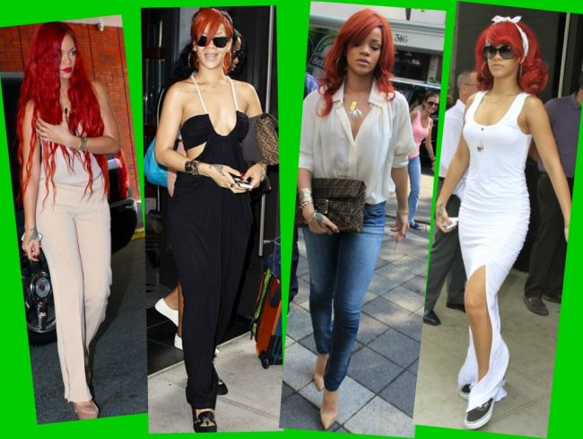 Topul tinutelor purtate de Rihanna in aceasta vara GALERIE FOTO