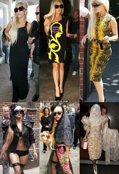 Lady Gaga in tinute elegante, versus Lady Gaga in tinute trasnite ndash; cum o preferi?