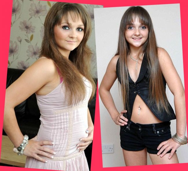 Fara copilarie: a pozat sexy la 12 ani, iar la 15 e gravida. Viitoarea bunica e mandra de fiica ei