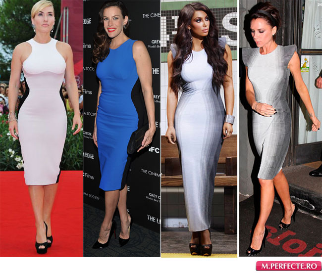 Rochiile care creeaza iluzia unei siluete perfecte - preferatele vedetelor de la Hollywood. Tu le-ai purta?