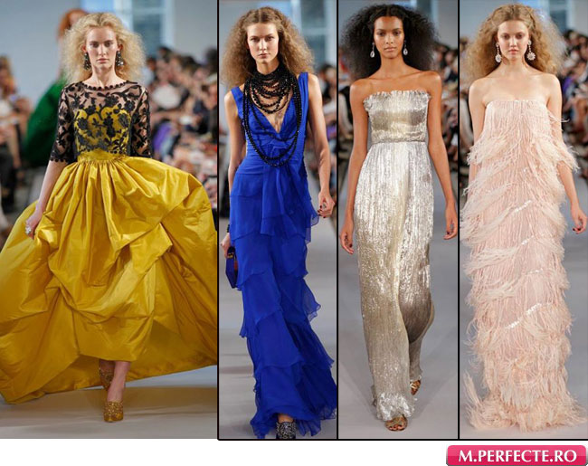Oscar de la Renta, cea mai spectaculoasa colectie de la New York Fashion Week