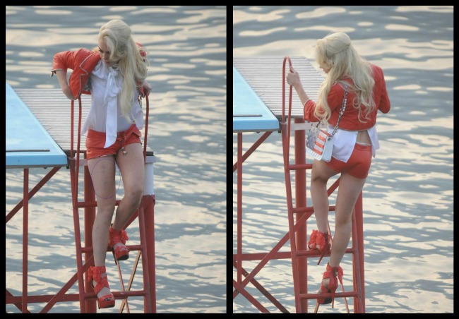 Lindsay Lohan, plina de vanatai la o sedinta foto! Nicio problema: le scoate Photoshopul!