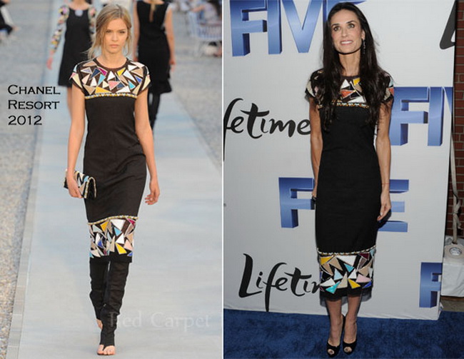 Demi Moore, mai slaba decat modelele de pe catwalk