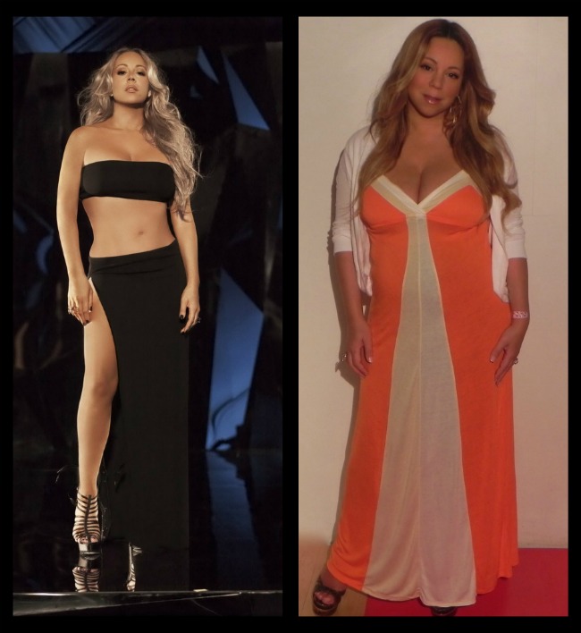Spectaculos: Mariah Carey a slabit 32 de kg si e mai supla decat inainte sa ramana insarcinata!