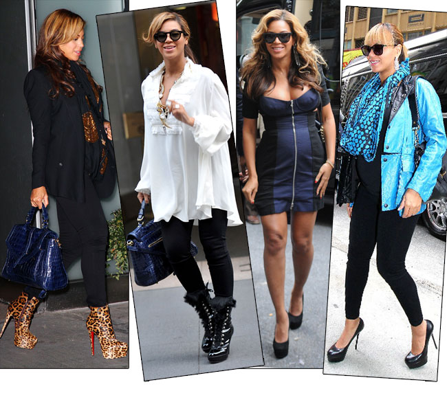 Stil de vedeta: Beyonce, o gravida sofisticata. Vezi 7 reguli de moda pe care ti le recomanda