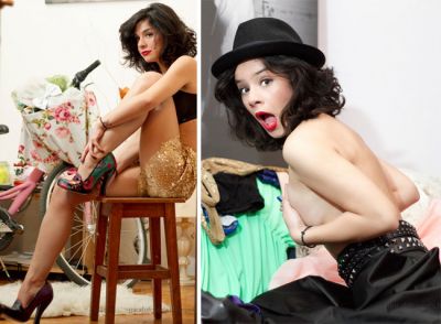 Oana Tache de la DANCE FM, in ipostaze super sexy pentru designerul Laura Lazar