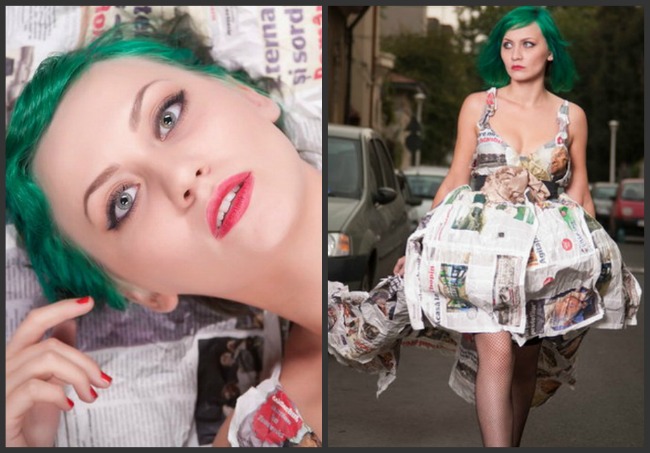 Andreea Lupescu, femeia care la 24 de ani le face pe toate. Cum se impaca parul verde si muzica indie cu meseria de profesor