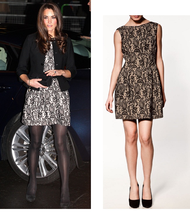 Outfit de vedeta: Kate Middleton, intr-o rochie Zara. Vezi cat costa