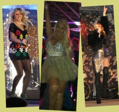 Rochiile cu paiete si sclipici - preferatele vedetelor noastre la concertele de Revelion FOTO