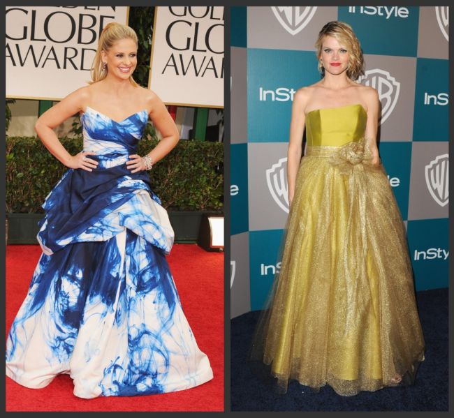 Dezastru pe covorul rosu: vezi cele mai prost imbracate vedete de la Golden Globes