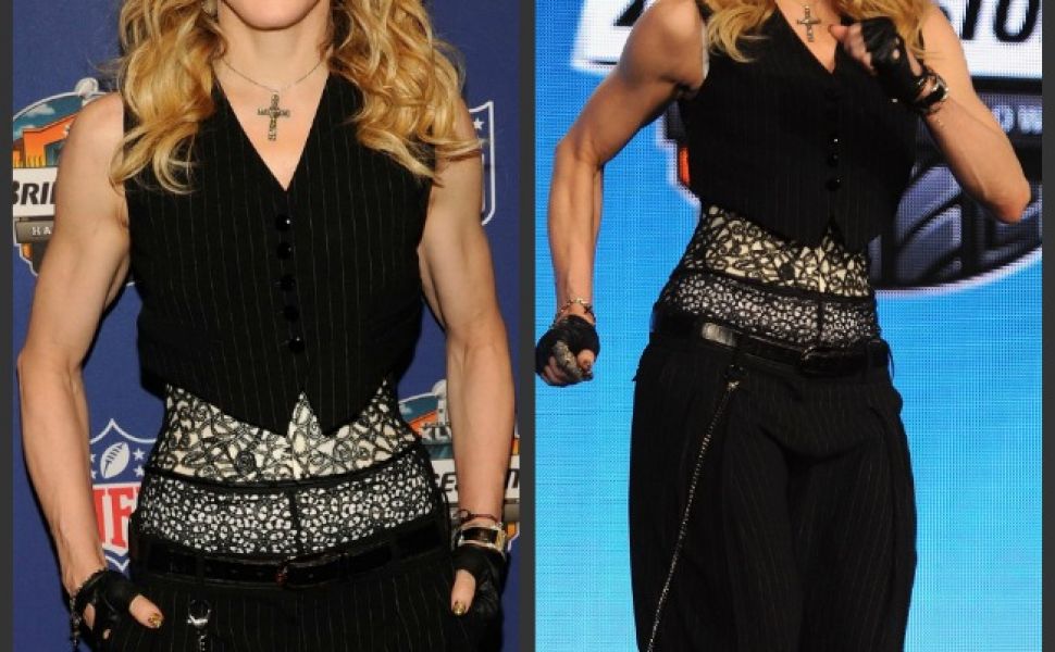 Terminator se intoarce! Talie de viespe si muschi de otel: Madonna arata ca o culturista veritabila