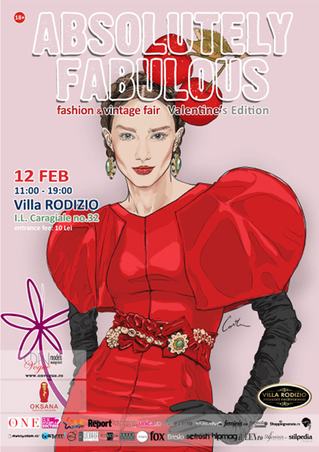 Fii cocheta de Valentine s Day! Hai in weekend la shopping la ABSOLUTELY FABULOUS Fashion  Vintage Fair