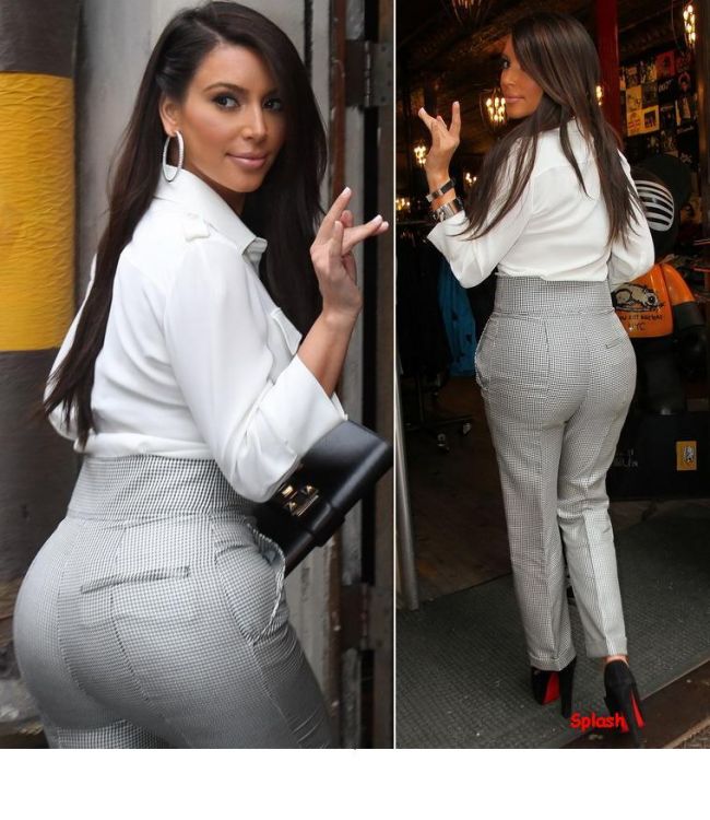 Pantalonii in care Kim Kardashian nu ar trebui sa se mai imbrace niciodata