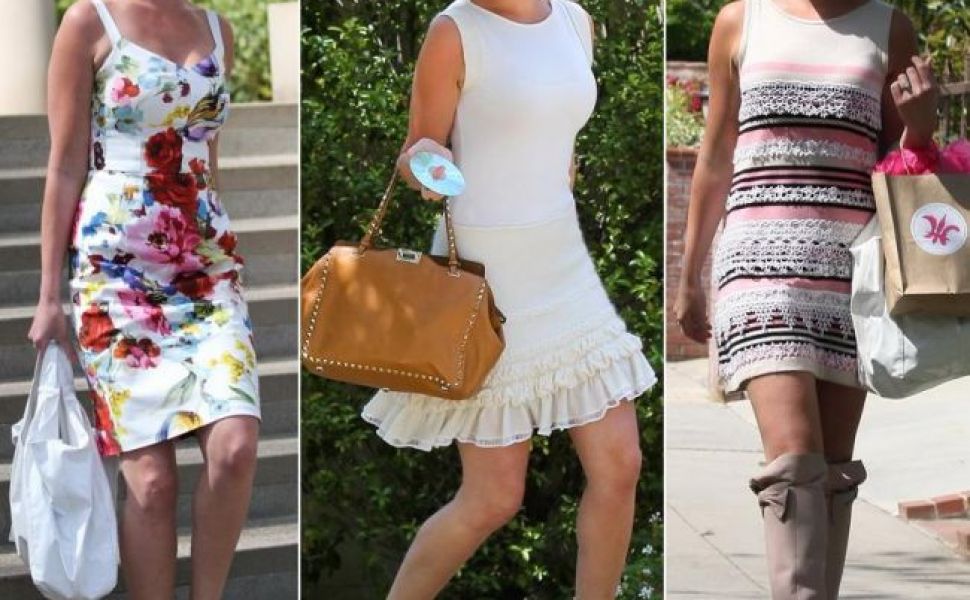 Trei rochii care o plaseaza pe Katherine Heigl in topul celor mai chic vedete